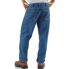 Carhartt relax fit flannel lined jeans B172