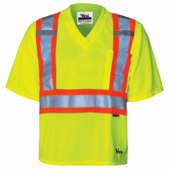 Viking V-neck hi-viz pocket tee